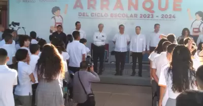 Arranque del ciclo escolar en Hermosillo