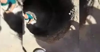 El ni�o solicit� ayuda.