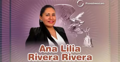 Asume Ana Lilia Rivera la Presidencia de la Mesa Directiva del Senado de la Rep
