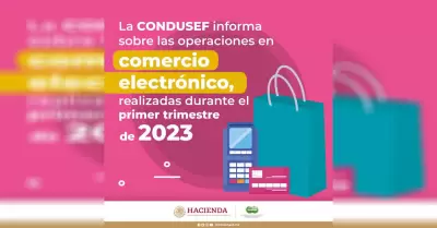 La Condusef informa sobre las operaciones en comercio electrnico, realizadas du