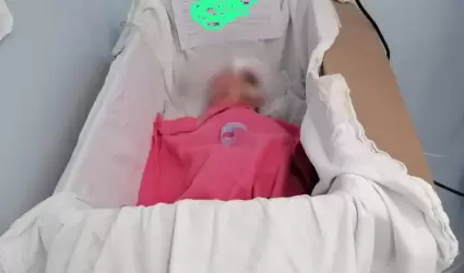 Colocan a beb en caja de cartn, en hospital de Oaxaca