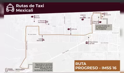 Nueva ruta de taxis