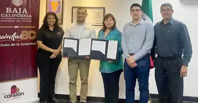 Refuerza Juventud BC desarrollo integral de estudiantes de UPBC a travs de conv