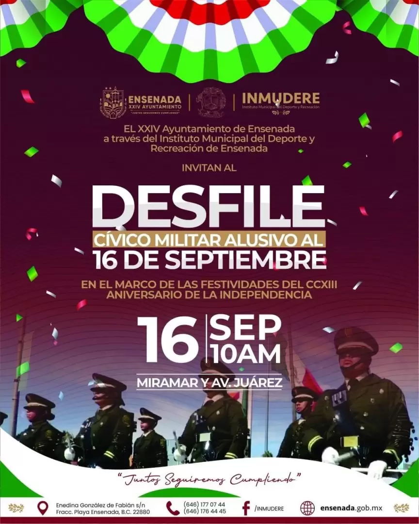 Desfile C�vico Militar conmemorativo a la Independencia de M�xico