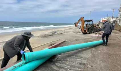 Rehabilitacin de subcolector en el Paseo Costero de Playas de Tijuana