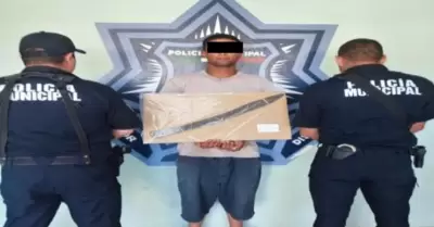 Detenido con arma prohibida, en Cajeme