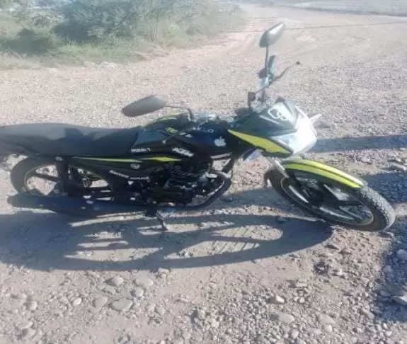 Motocicleta con reporte de robo