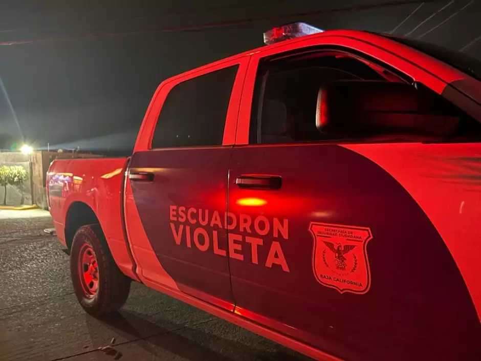 Operativo preventivo de Escuadrn Violeta en Tijuana