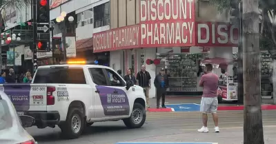 Operativo preventivo de Escuadrn Violeta en Tijuana