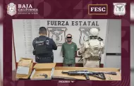 Detiene FESC y Sedena a hombre en posesión de armas y drogas