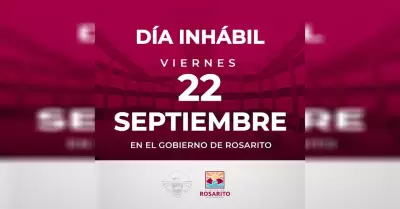 Viernes 22 de septiembre d�a no laboral