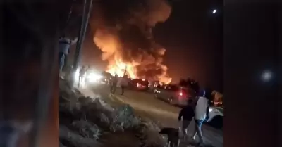 Incendio en Villa de Campo