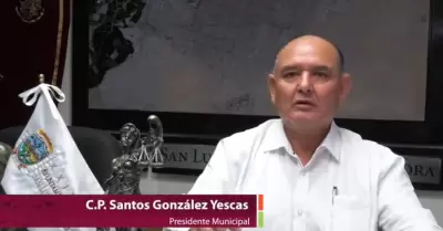 Santos Gonzlez Yescas, alcalde San Luis Ro Colorado.