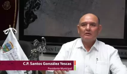 Santos González Yescas, alcalde San Luis Río Colorado.
