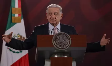 El presidente de Mxico, Andrs Manuel Lpez Obrador, en su conferencia de este