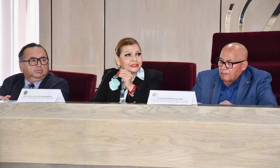 Expone fiscal Ma. Elena Andrade plan de trabajo ante integrantes del Consejo Directivo de Canaco Servytur Tijuana