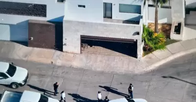 Presunta casa de seguridad en Los Santos Residencial en Hermosillo.