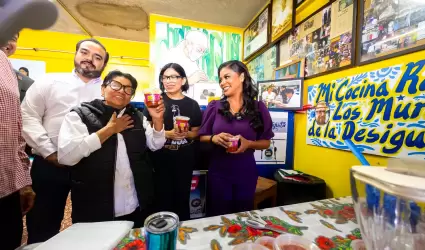 Alcaldesa Montserrat Caballero apoyo a emprendedores
