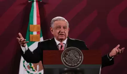 El Presidente Andrs Manuel Lpez Obrador en su conferencia