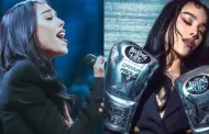 Danna Paola es felicitada tras cantar con éxito el Himno Nacional Mexicano en pelea del Canelo