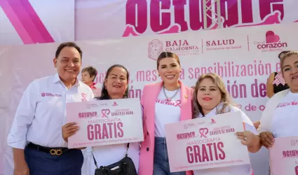 Arrancan actividades del mes de concientización contra el cáncer de mama