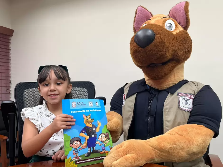 Promover� agente canino "Beto" prevenci�n entre ni�as y ni�os