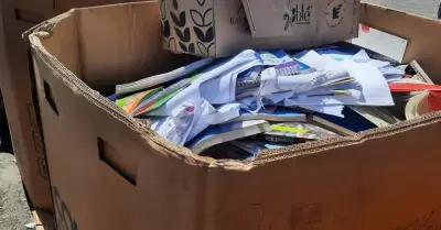 Campa�a de donaci�n de libros viejos en Tijuana