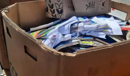 Campa�a de donaci�n de libros viejos en Tijuana