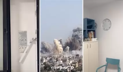 Actriz mexicana muestra b�nker de su casa en Israel