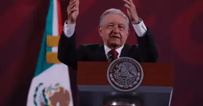 Presidente Andrs Manuel Lpez Obrador durante conferencia matutina.