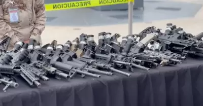Ej�rcito destruye 1,092 armas de fuego en Tijuana