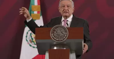 Andrs Manuel Lpez Obrador, presidente de Mxico, en su conferencia de este vie