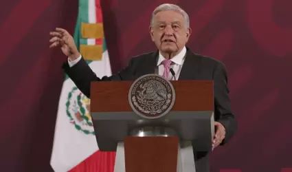 Andrs Manuel Lpez Obrador, presidente de Mxico, en su conferencia de este vie