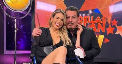 Jos� Manuel Figueroa y Marie Claire Harp.