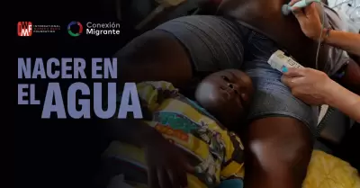 Una mujer migrante embarazada recibe atencin mdica en Partera y Medicina Ance