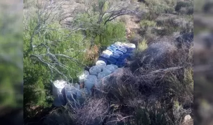 Ej�rcito Mexicano asegura posible�metanfetamina en Baja California�