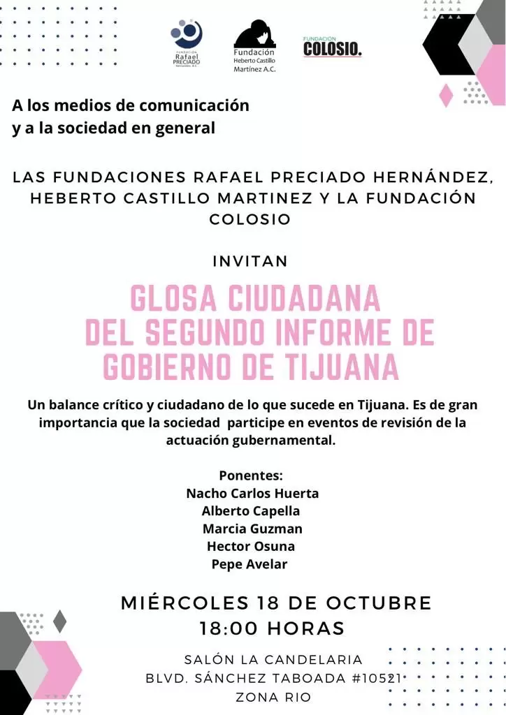 Clausuran saln de Tijuana donde realizaran Glosa Ciudadana del segundo informe de gobierno municipal