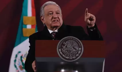 Andrs Manuel Lpez Obrador en Palacio Nacional.