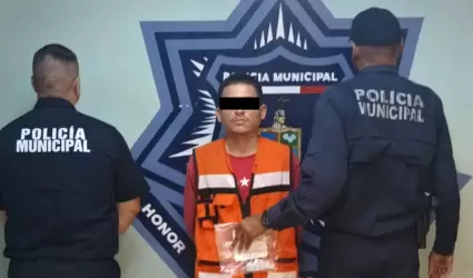 Capturan a sujeto en posesin de droga, en Ciudad Obregn