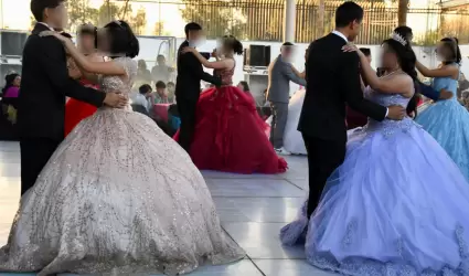 Festejan XV aos a 10 adolescentes del albergue temporal de Mexicali