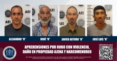 4 �rdenes de aprehensi�n