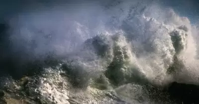 Las olas provocadas por efecto de "Norma" alcanzan los cuatro metros