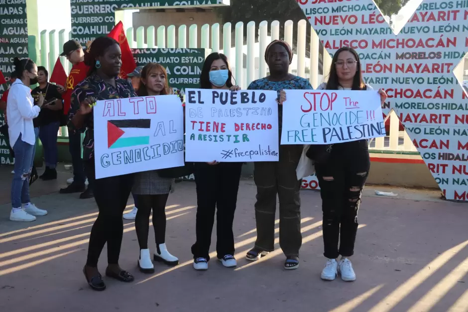 Protestan en Tijuana por conflicto en medio oriente
