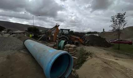 Corte de agua en Tijuana por fuga en el acueducto Florido-Popotla