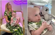 Paris Hilton reacciona a los comentarios sobre la cabeza de su hijo