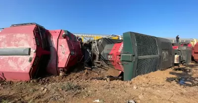 Choque de trenes en Zacatecas
