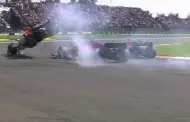 �"Checo" P�rez sale del GP de M�xico tras choque con Leclerc!