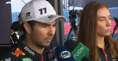 Checo P�rez queda fuera del GP de M�xico en la primera vuelta