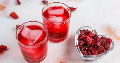 Agua de jamaica.