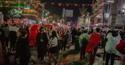 Exitosa celebraci�n de Halloween en la Avenida Revoluci�n